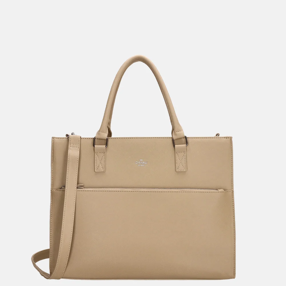 Charm London handtas taupe